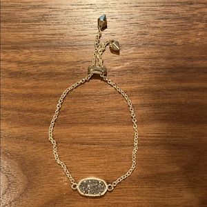 Kendra Scott Elaina bracelet in platinum drusy